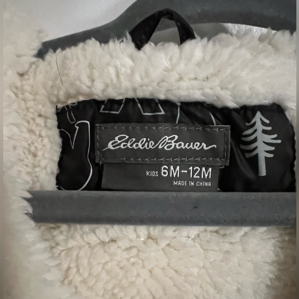 Eddie Bauer Infant Down Snowsuit Woodland Print - Picture 3 of 9